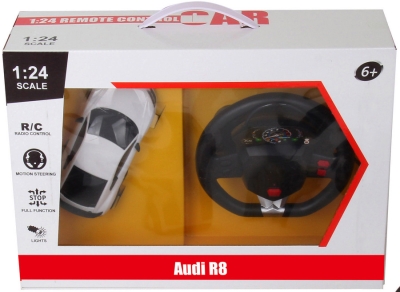 Радиоуправляем Модел 1:24 – R/C Audi R8 с Дистанционно Тип Волан, 42×13×29 см
